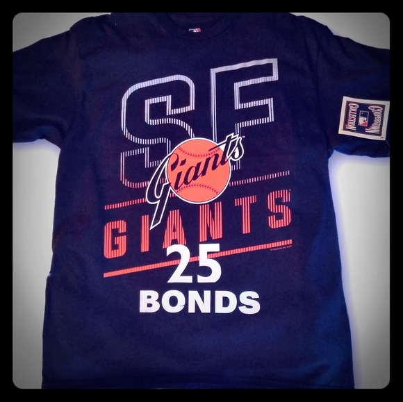 barry bonds t shirt jersey